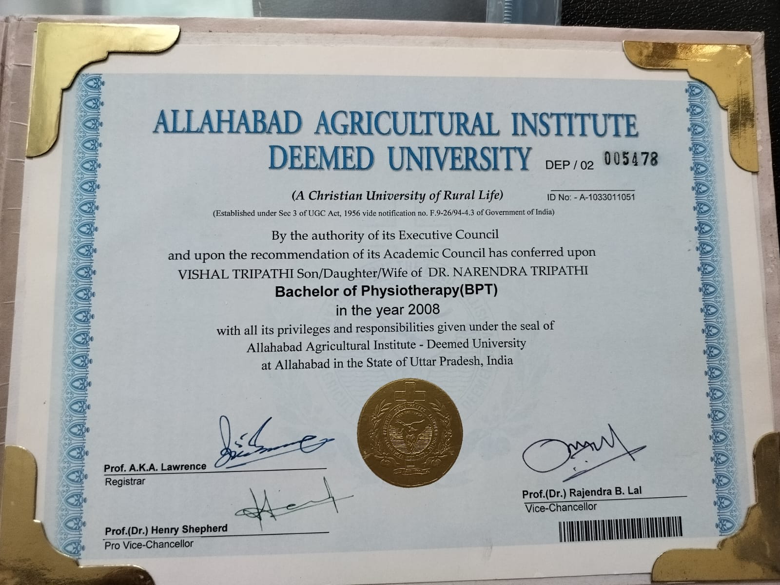 BPT – Allahabad Agricultural Institute